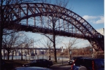 Hell Gate Bridge in detail
